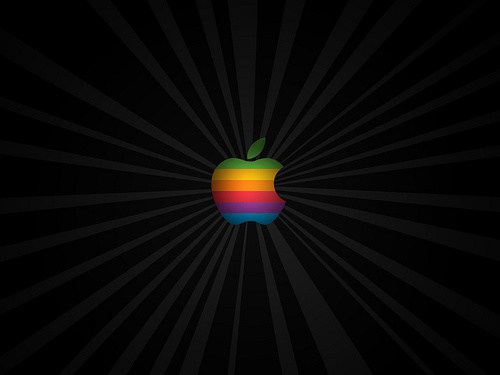 old apple branding