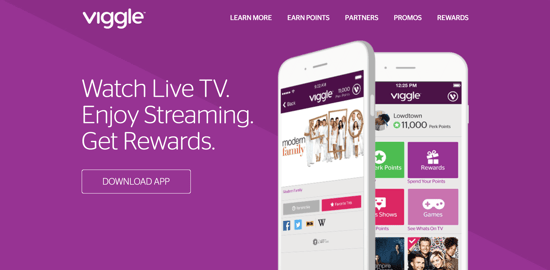 Viggle can describe its services clearly in just 2 words.