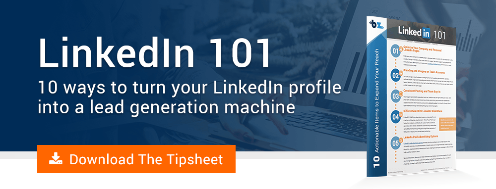 Download the LinkedIn tipsheet