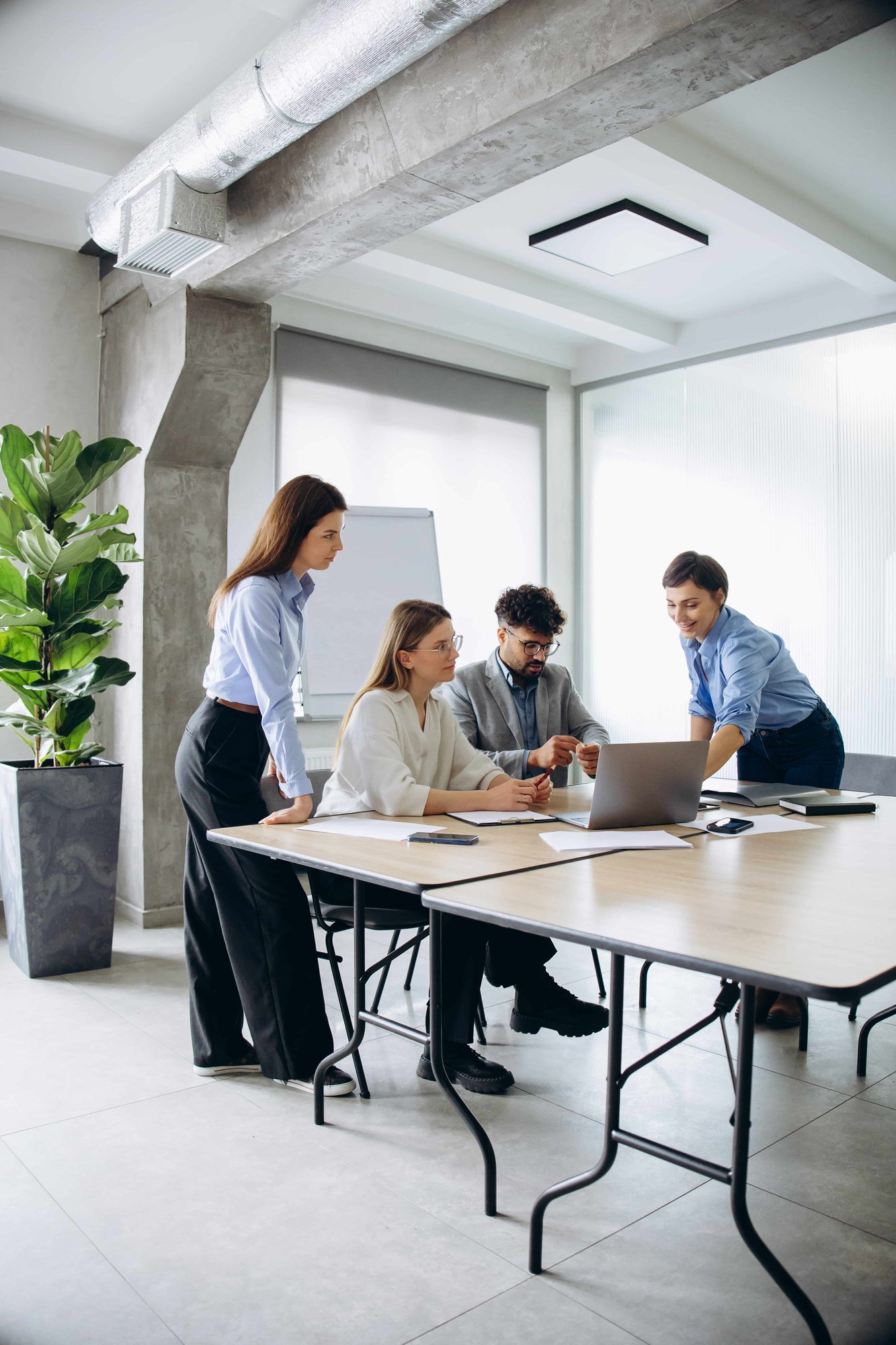 Business group working together at the office_1808973660