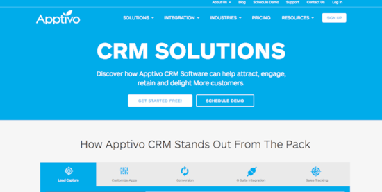 Apptivo for CRM