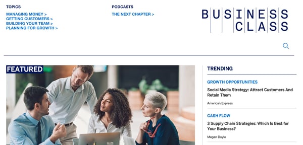 Amex Business Class Blog