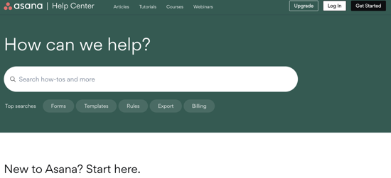 Asana Help Center 2023