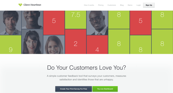 Client Heartbeat has a very robust customer feedback platform.
