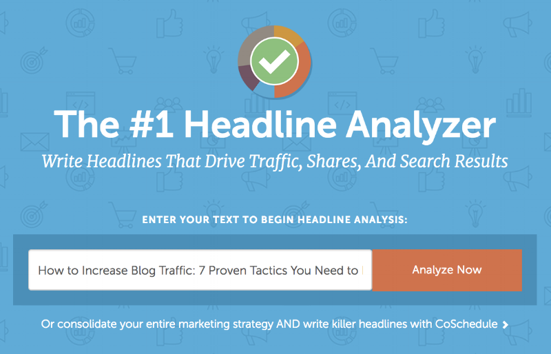 CoSchedule Headline Analyzer Tool