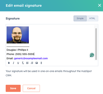 Email Signature Editor