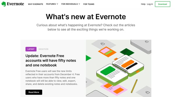 Evernote Blog 2023