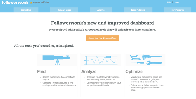 Followerwonk Homepage 2024 Screen cap