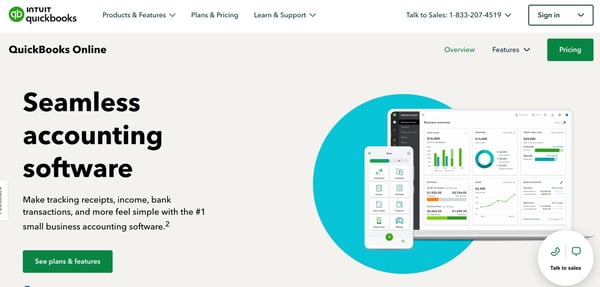 Intuit Quickbooks Online Accounting Software Page 2023