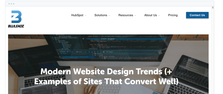 Modern Design Trends Desktop Preview Screen Cap