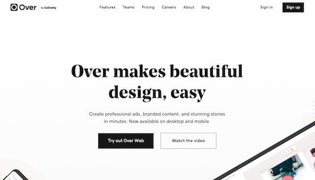Over-social-design-app