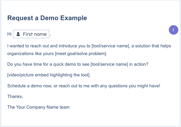 Sample Demo Email Blog | 18 of the Best Cold Email Templates to Get Warm Leads