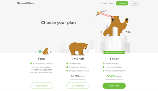 pricing page design