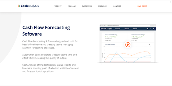 cash flow forecasting software