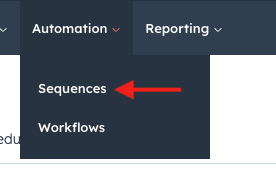 Sequence menu highlight