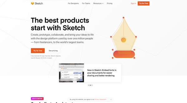 Sketch-website