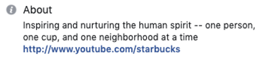 Starbucks-Facebook-Bio