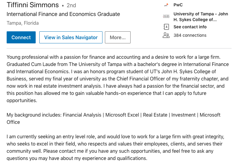 7 great linkedin summary examples to help you craft your own how would you summarize yourself and your objectives samples
