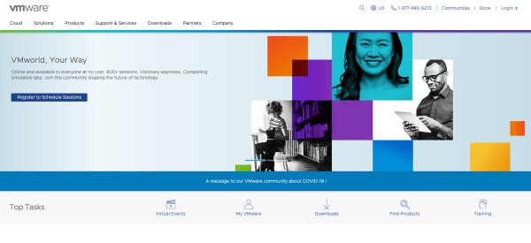 VMware-homepage-2020