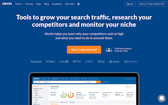 ahrefs-homepage