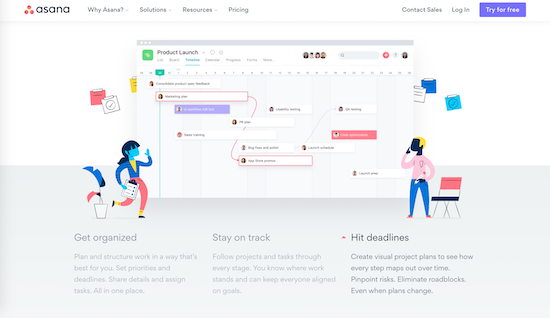 asana project management tools