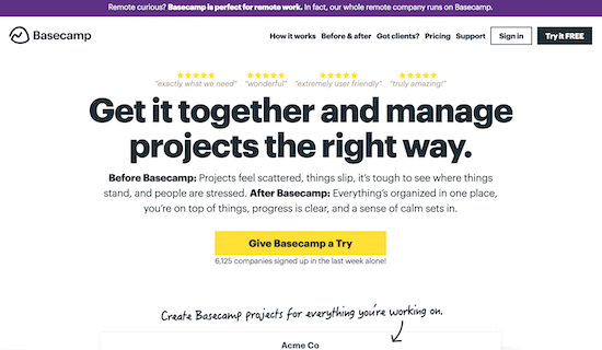 basecamp-homepage