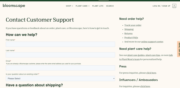 bloomscape-contact-us-faq