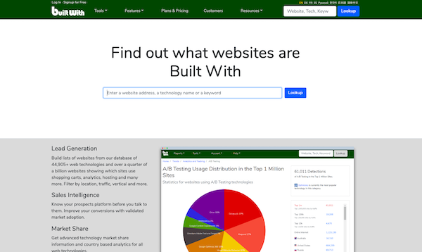 builtwith-website