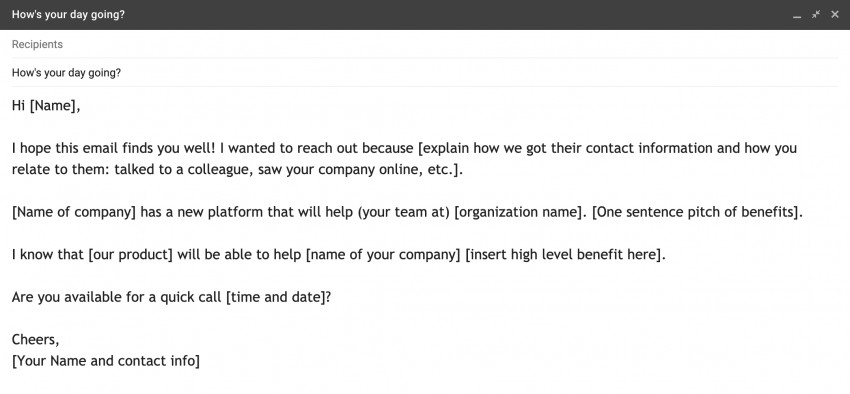 15 of the Best Cold Email Templates to Get Warm Leads 15 of the Best Cold Email Templates to Get Warm Leads