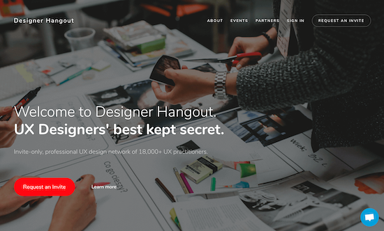 designer-hangout-homepage