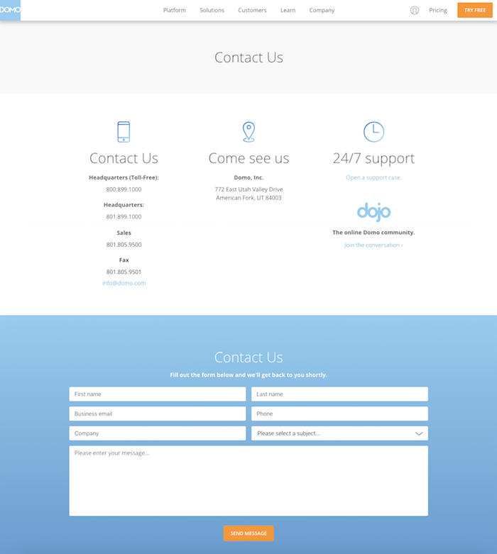 9 Best Contact Us Page Examples You Have to See