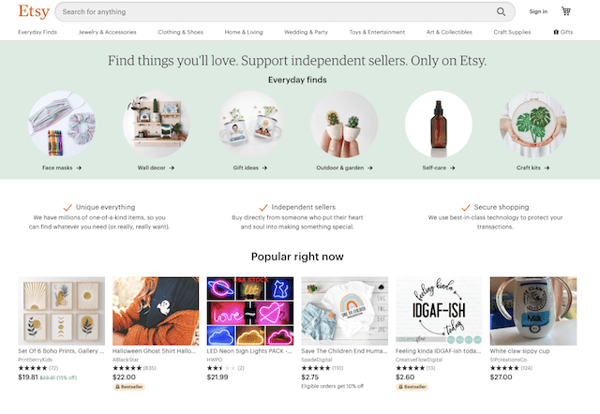 etsy-homepage