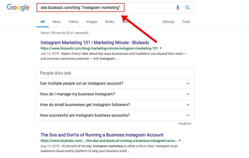 google-search-instagram-marketing