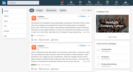 hubspot-linkedin-feed