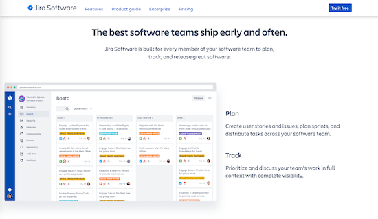 Jira project management tool