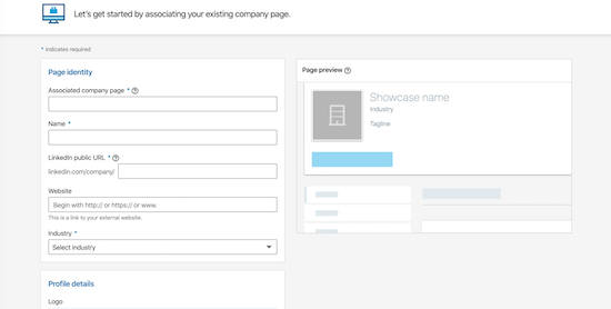 linkedin-showcase-data-entry-form