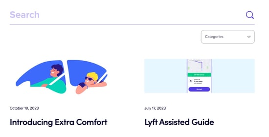 lyft knowledge base