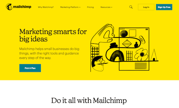 Mailchimp marketing automation software