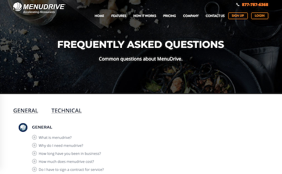 menudrive-faq