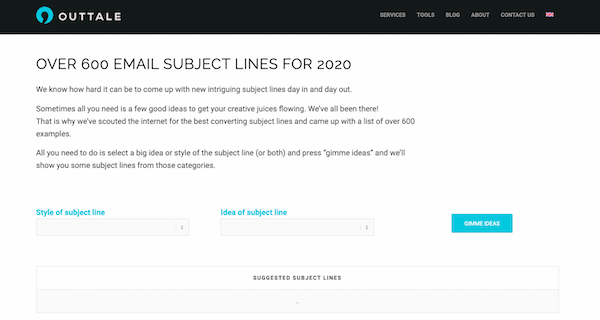 outtale-email-generator