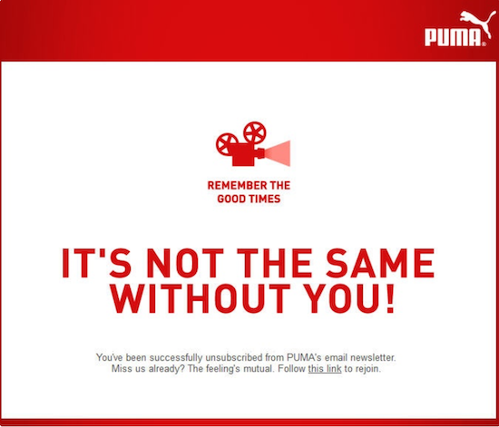 puma-unsubscribe-page