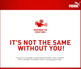 12 Great Unsubscribe Page Examples