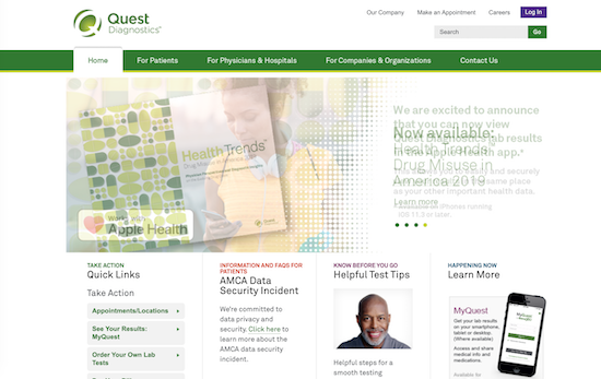 quest-diagnostics-homepage