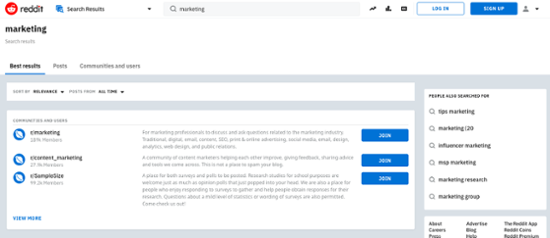 reddit-search-marketing