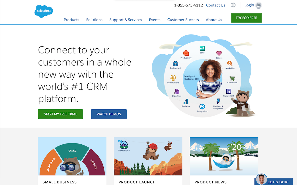 salesforce-homepage