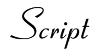 script-font-example