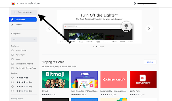 How to get the extension! Search up chrome webstore search up