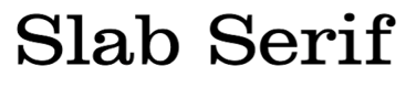 slab-serif-font-example