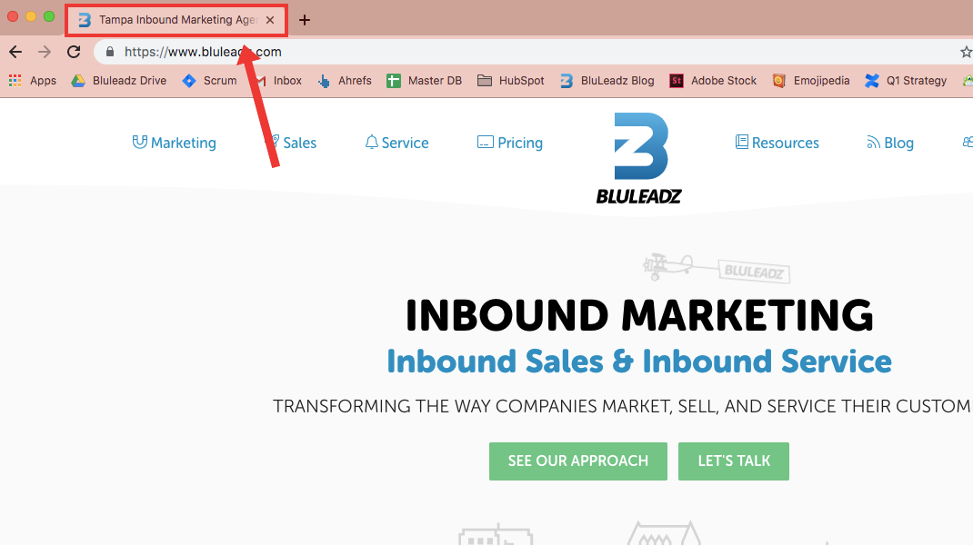 What are online website tags