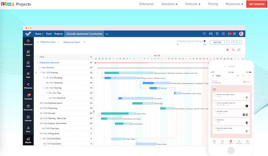 zoho projects project management tool